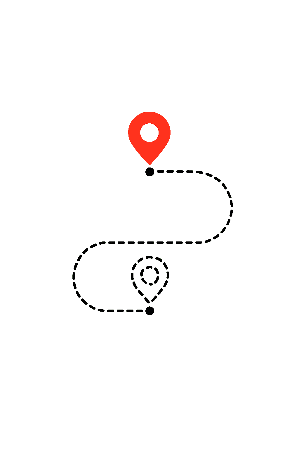 Illustration d'un itinéraire de transition d'usine